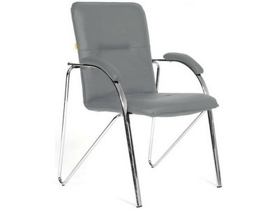 Конференц-кресло Самба с мягкими подлокотниками (кожзам)